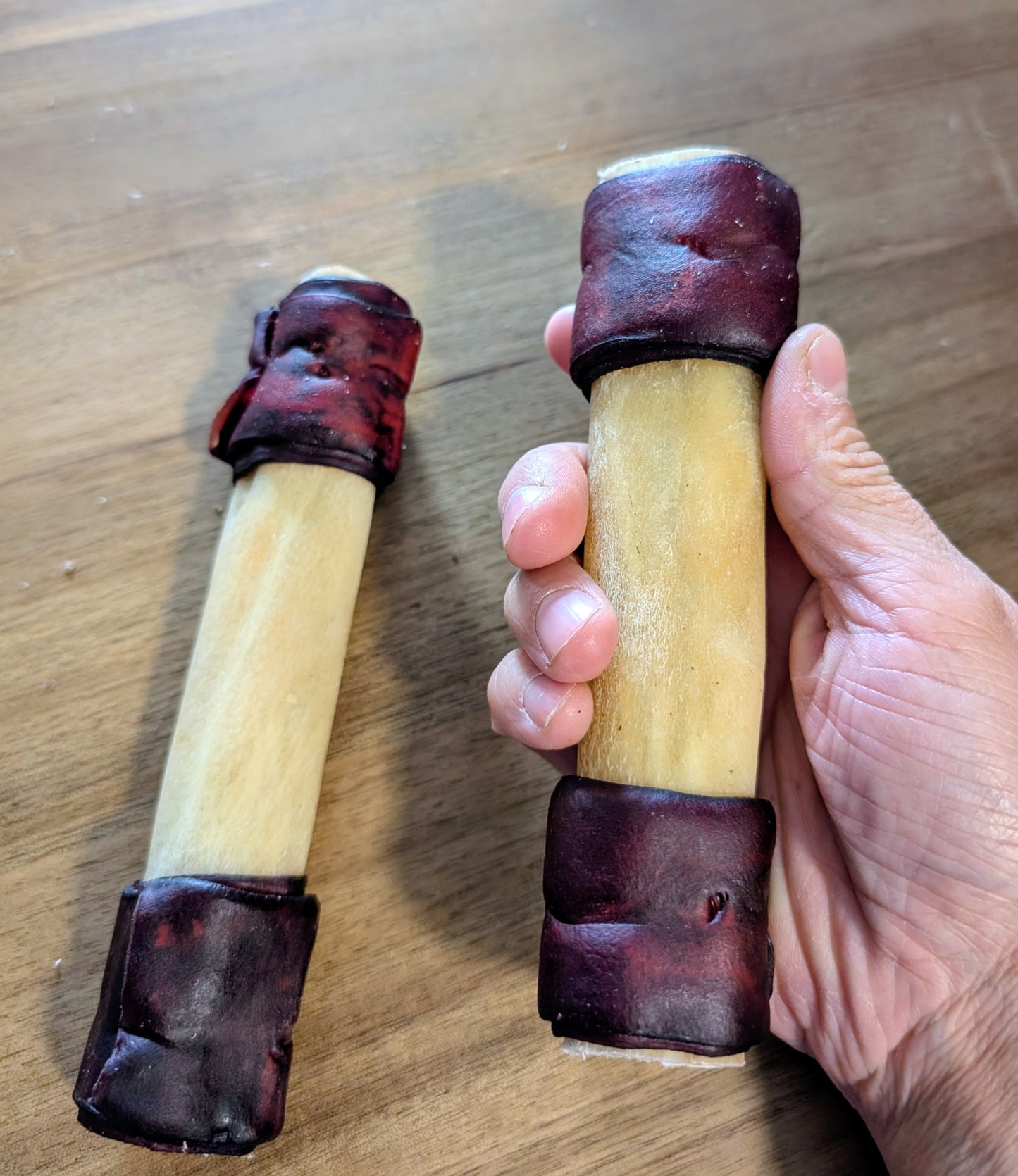 Bâton de collagène enrobé