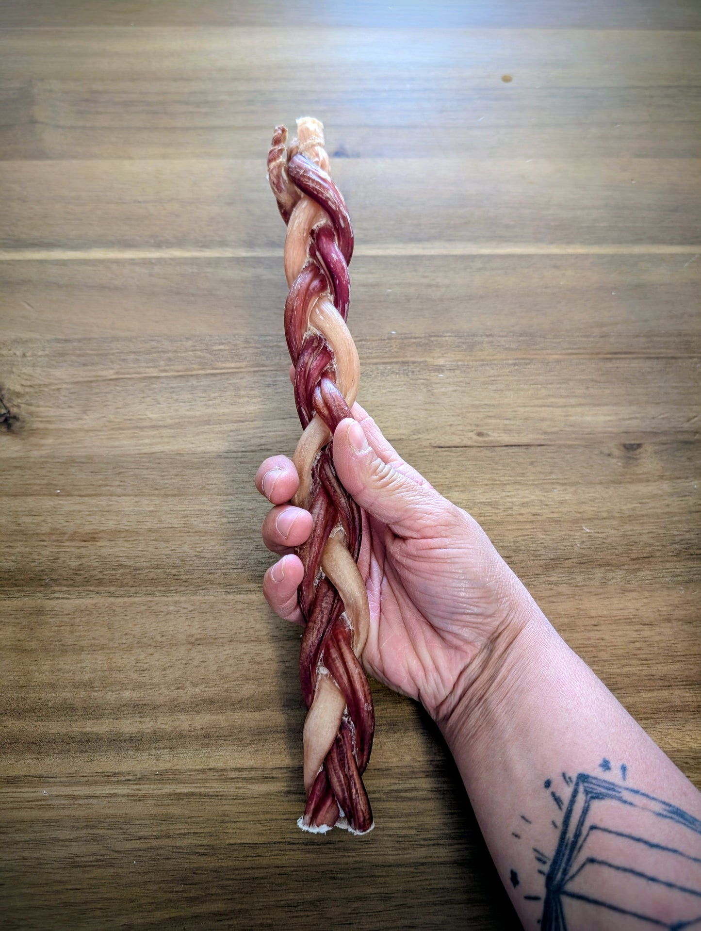 Tresse de bully stick 12"