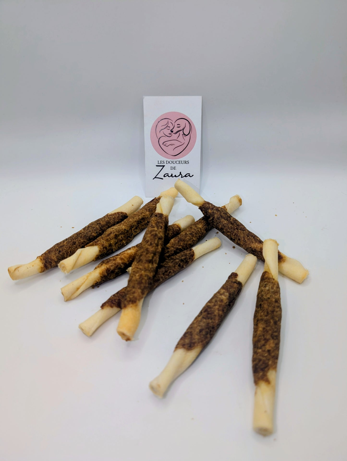 Bâtons de collagène enroulés de poulet (100g)