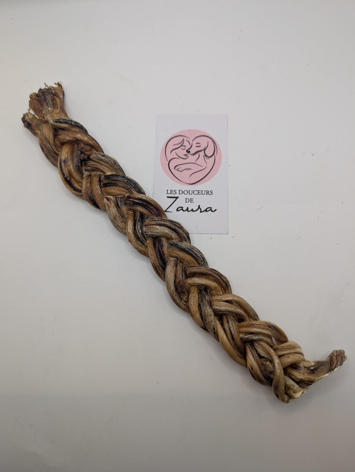 Oesophage de porc tressé 10"