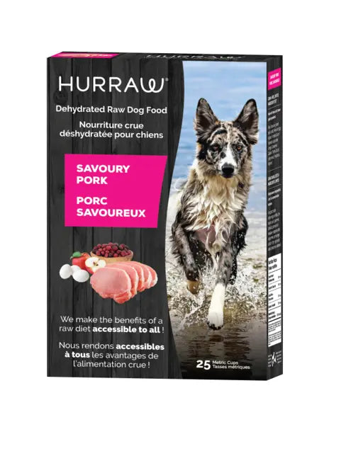 HURRAW Nourriture déshydratée – Porc Sans grains pour chien Les Douceurs de Zaura
