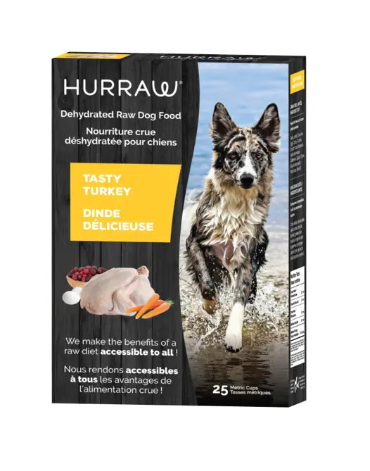 HURRAW Nourriture déshydratée – Dinde Sans grains pour chien Les Douceurs de Zaura