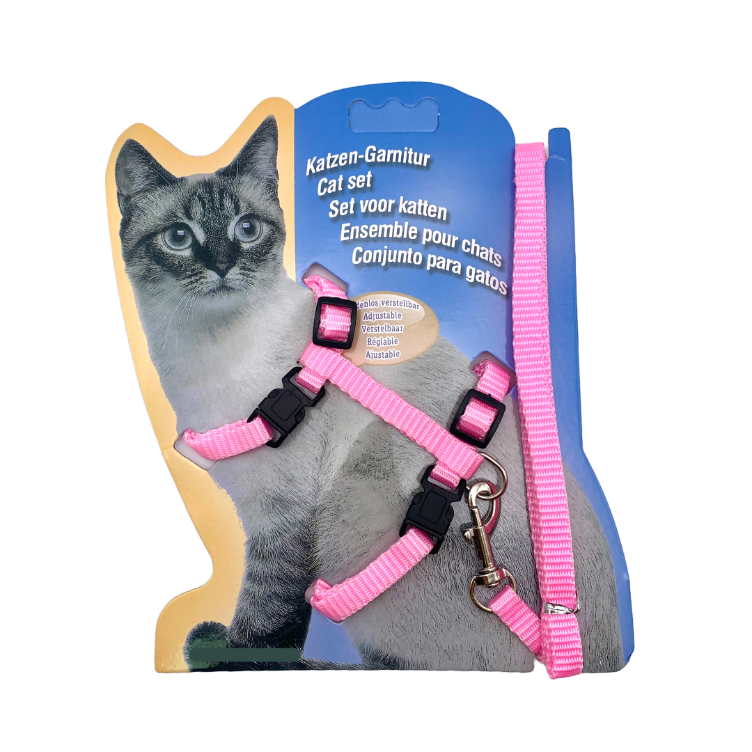 Ensemble de promenade pour chat et lapin