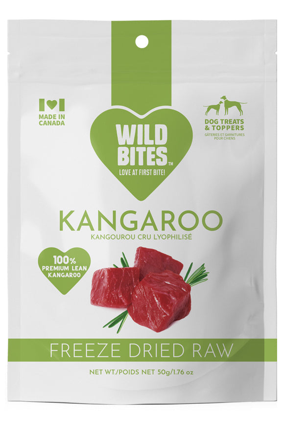 Gâteries kangourou liophylisées