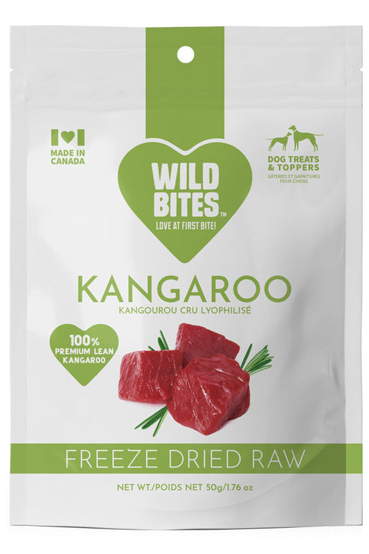 Gâteries kangourou liophylisées