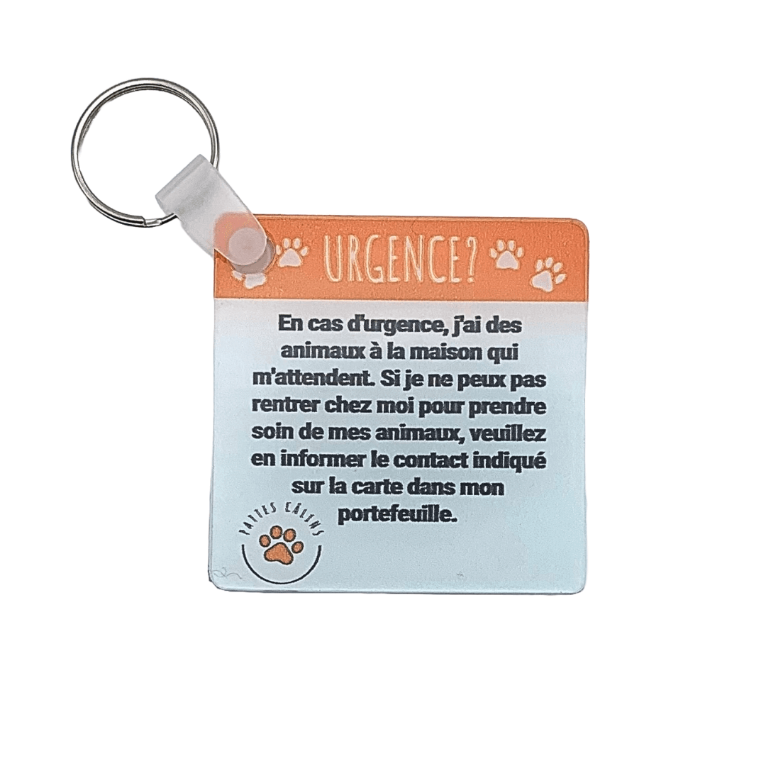 Ensemble porte-clés d’urgence