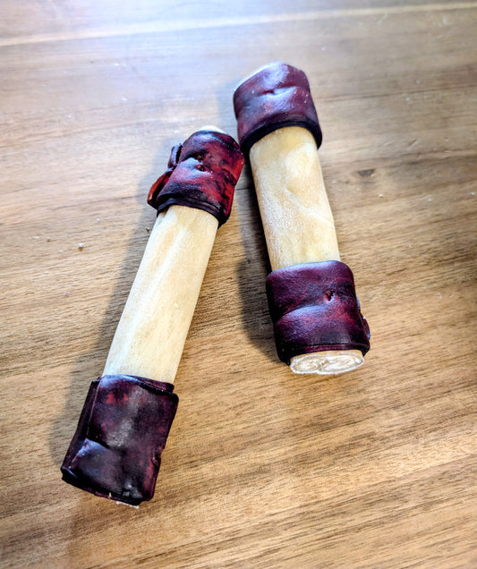 Bâton de collagène enrobé