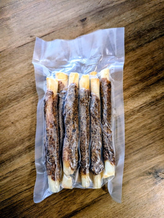 Bâtons de collagène enroulés de poulet (100g)