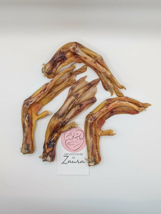 Pattes de canard déshydratées